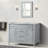 48” Single Vanity Set With White Carrara Marble Top and Mirror-496726691