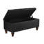 Banc de rangement supérieur en faux cuir filp Lanita