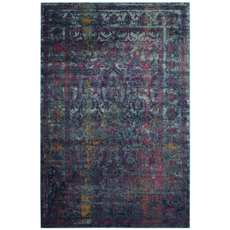 Greene Oriental Hand Woven Area Rug, Rectangle 155 x 229 cm