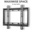 Jessia Symple Stuff Single Screen Wall Mount