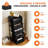 5-Drawer Fabric Dresser, Vertical Storage Chest with Wood Top, Tall Storage Organizer-118614667