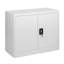 Hilliard Metal Storage Cabinet with Lock, 2 Doors,  1 Shelf Storage Cupboard for Files, Tools-35991057-35991060