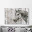 Horse Face - Wrapped Canvas Print-372113578