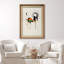 Art moderne et moderne, cheval, art animalier géométrique minimaliste, impression sur toile encadrée, 2 pièces-124817829-124817820-124817830