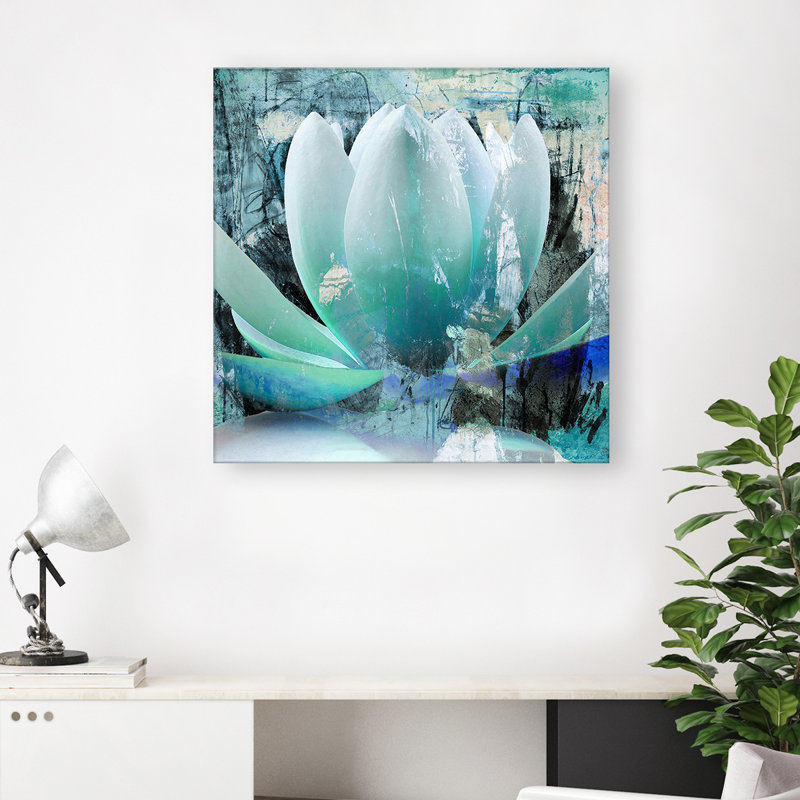 Reproduction d’art graphique sur toile tendue « Painted Petals XXIV » par Tristan Scott, H 30 po x l 30 po x P 1,5 po
