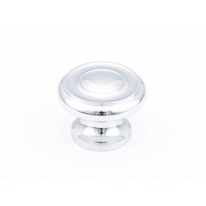 Traditional Round Knob, Polished Chrome