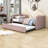 Annaclara Twin Upholstered Daybed with Twin Size Pop Up Trundle-838661075