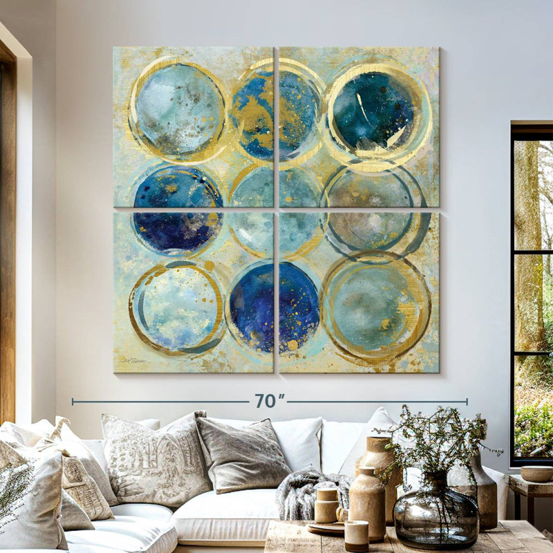 Alignment Gold, 57" H x 57" W