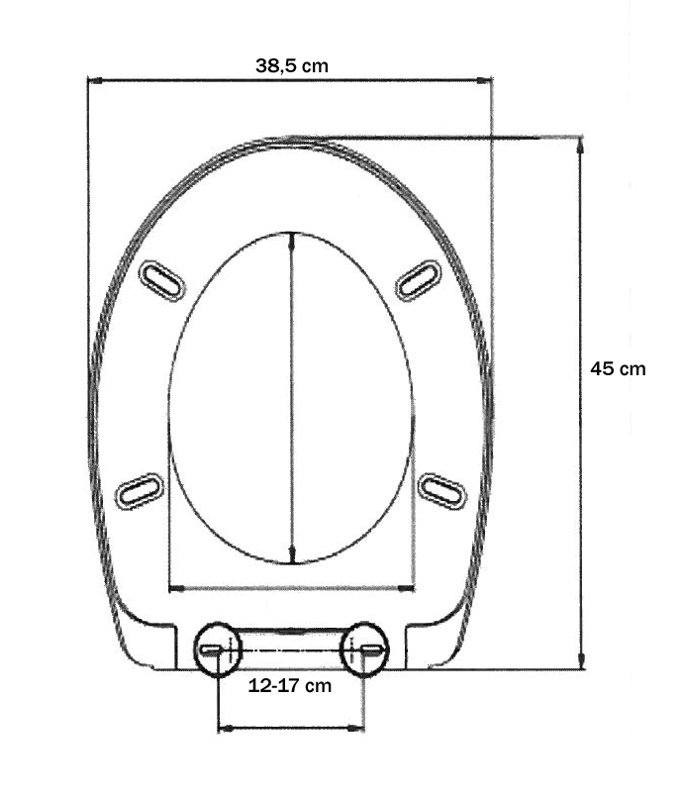 Imola Elongated Toilet Seat