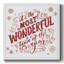 «Most Wonderful On Canvas», art textuel-1028240551
