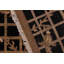 Tapis brun / noir en laine noué à la main à motif floral 6 pi 2 po x 8 pi 9 po Kellyanna