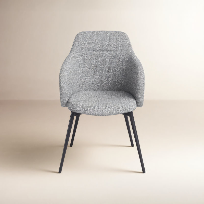 Shofner 19'' H Upholstered Armchair, Gray