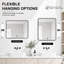 Miroir de salle de bain mural 28 po x H 36 po-1732020751