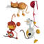 Ensemble de 3 pots pour chat