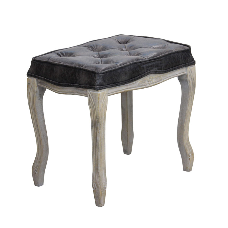 Luz Solid Wood Accent Stool
