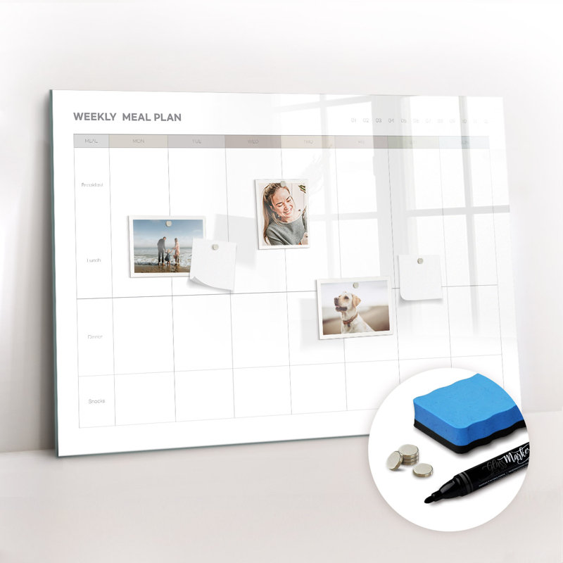Magnetic Glass Dry Erase Board