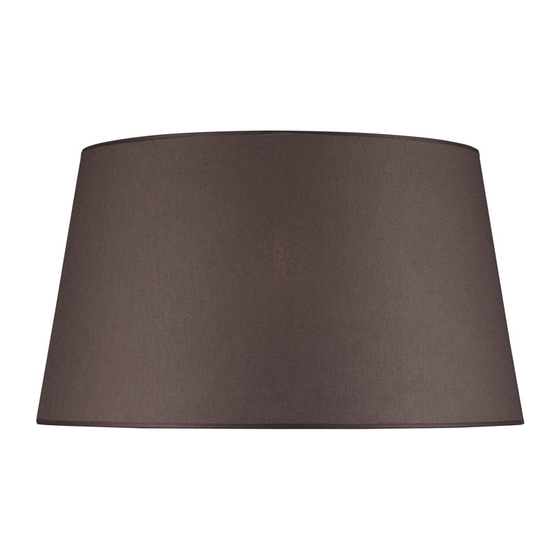 Renteria Cotton Empire Lamp Shade, Taupe Grey, 30cm H x 55cm W x 55cm D