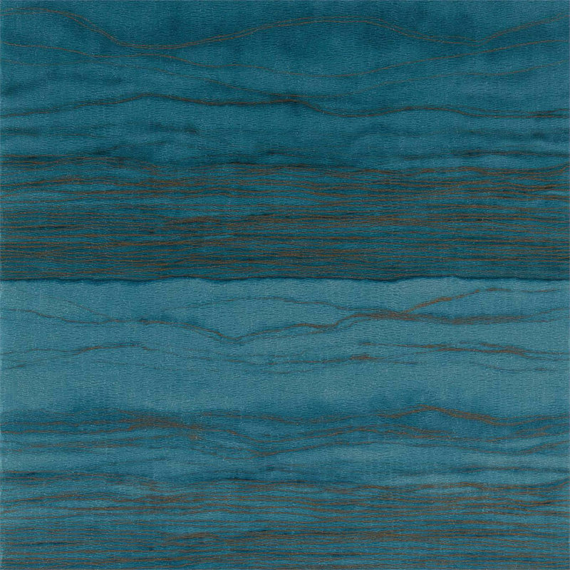 Anthology Metamorphic 10.05m x 68.6cm Wallpaper Roll, Lapis / Copper