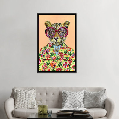 «Leopard» par Heather Perry, reproduction d'art sur toile tendue