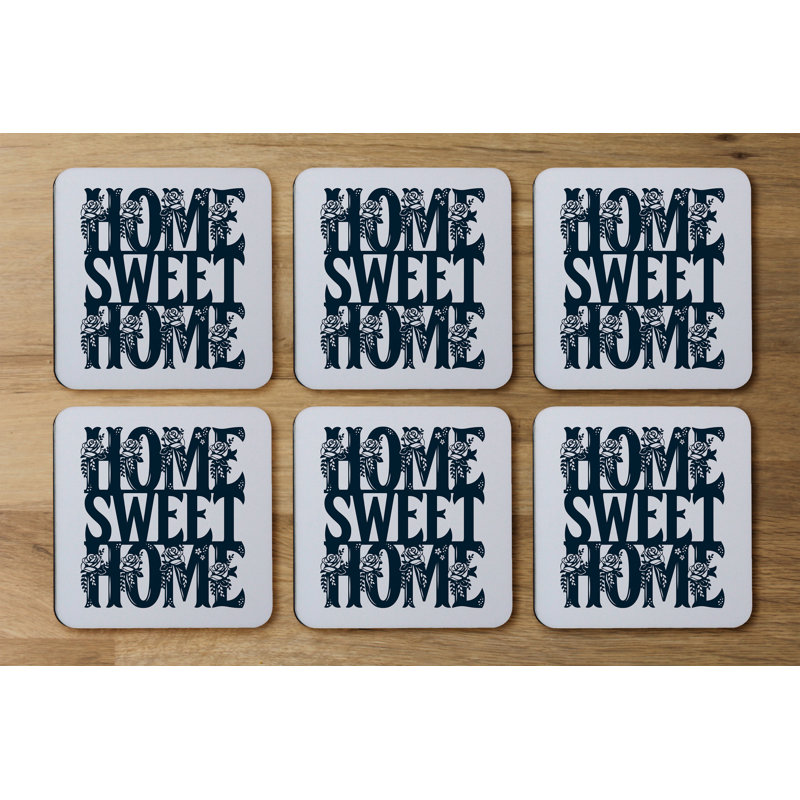 Square 6 Piece Coaster Set