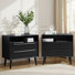 Table de chevet 2 tiroirs Aviannah Midcentury Modern