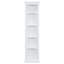Tablette d'angle de 83,4 po de hauteur