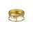 Transitional 2 Light Iron Gold Flush Mount-221549512