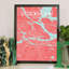 Stockholm City Map - No Frame Print-1013112838