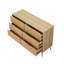 Commode double, commode naturelle avec tiroirs
