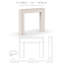 Encadrement de foyer en pierre de fonte avec foyer Bullnose Flatiron-103703147-103703149