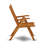 9 Piece Patio Bistro Dining Furniture Set Includes an Oval Outdoor Acacia Wood Table and 8 Folding Adjustable Arm Chairs, 36x78 Inch, Natural Oil-1143005892
