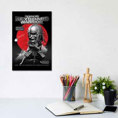 Keyboard Warrior by Adam Lawless - Wrapped Canvas Gallery-Wrapped Canvas Giclée