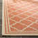 Ferrill Rust/Cream Area Rug