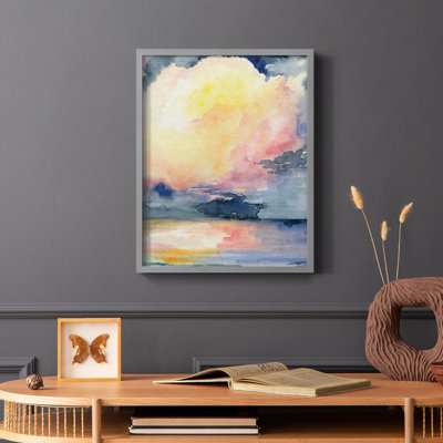 Prism Seascape I, reproduction encadrée - bois massif