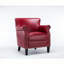Fauteuil club classique à finition bleue sans assemblage requis-998019146