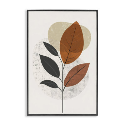  Giclée automnale à feuilles neutres par LSR Design Studio