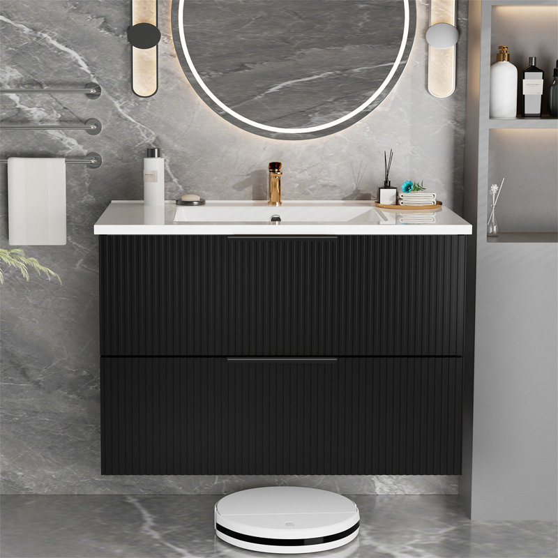 Meuble-lavabo 36 po avec lavabo en céramique