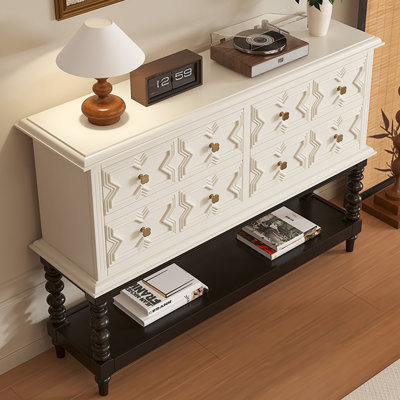 Console rétro de style français