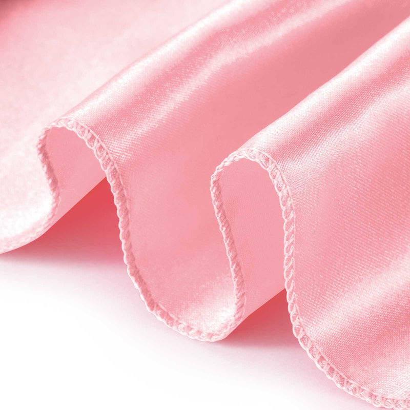  Rectangular Satin Table Runner, Pink