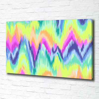 Rainbow Background - Wrapped Canvas Print