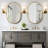 Metal Oval Wall Mirrors with Tilted Frame-2055356699-2055356693