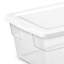 Boîte de rangement Sterilite, bac empilable avec couvercle, contenant en plastique pour organiser les chaussures et l'artisanat sur les tablettes des placards