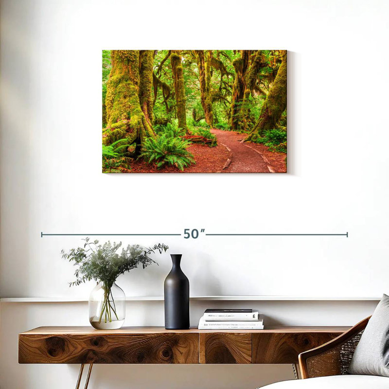Mossy Hoh Rainforest Trees, H 20 po x l 30 po