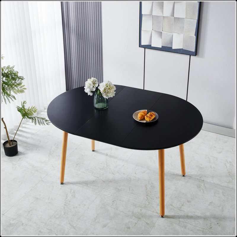 Table extensible polyvalente pour la salle à manger, le bureau et le café, avec des tailles réglables et une conception stable