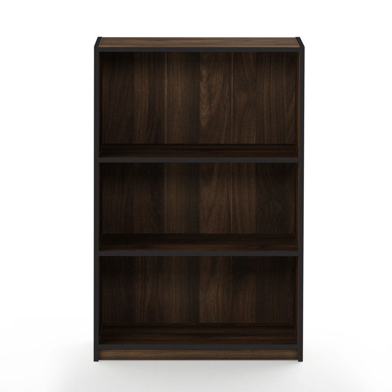 Bernabeu 102.4cm H x 62cm W Standard Bookcase, Columbia Walnut