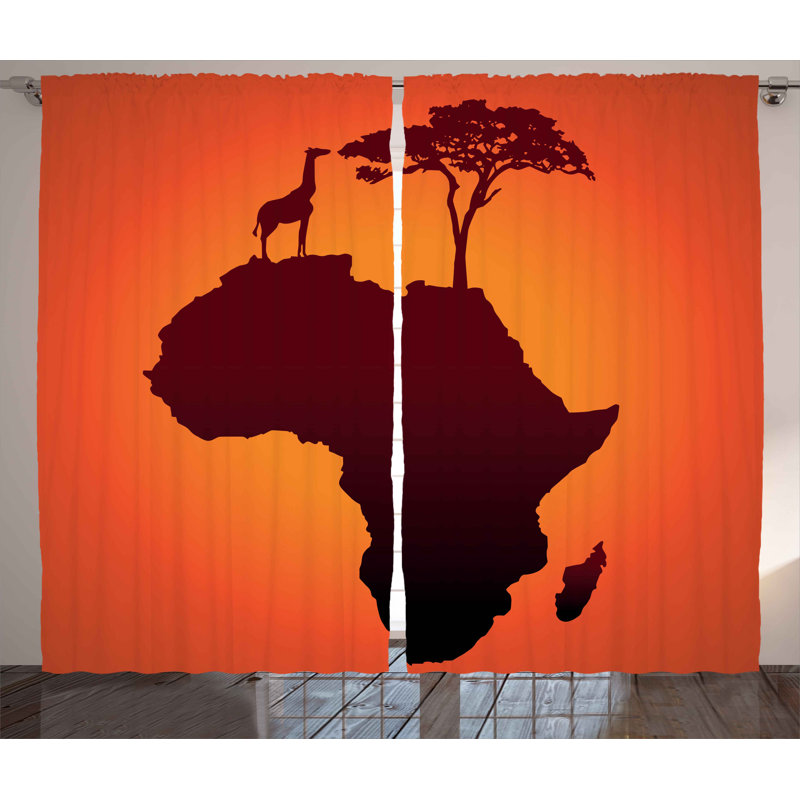 Newbury Semi Sheer Curtain Pair, 54" W x 90" L