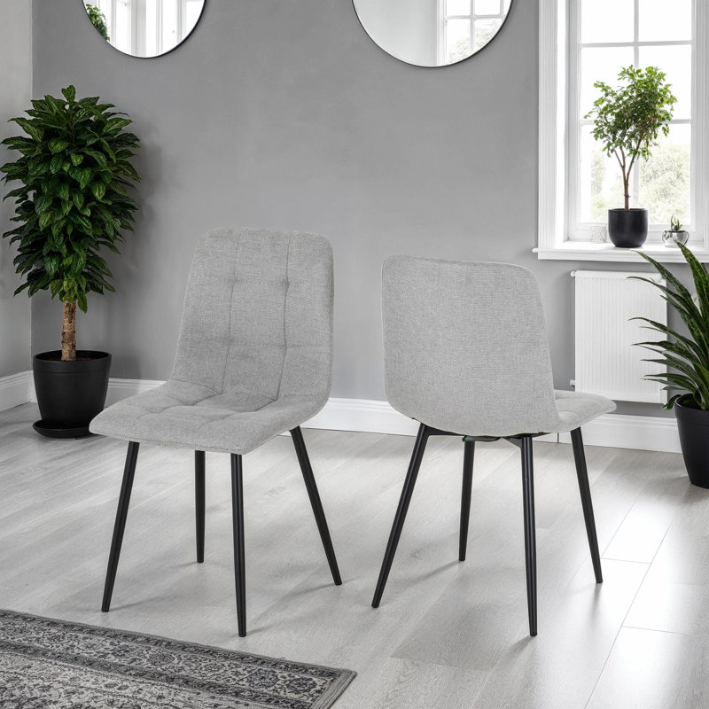 Deitrick Dining Chair (Set Of 2), Light Grey