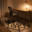 Tapis noir et beige Vaxhide