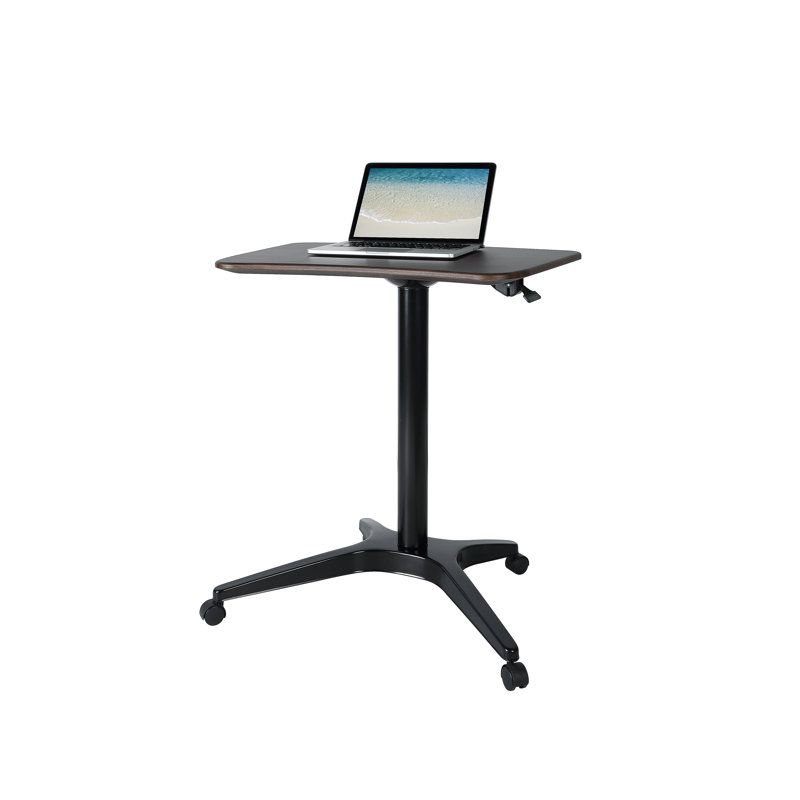 Bureau debout à hauteur réglable péninsule Amilcar, Noir