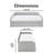Bella Upholstered Daybed Sofa with Roll-Out Twin Trundle Bed and Nailhead Trim, Light Gray-908815761
